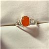 Image 1 : Silver Agate Ring (~Size 7)(Ring is resizable for $40) (~length 0 inches), Suggested Retail Value $8