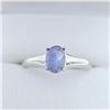 Image 1 : Sterling Silver Natural Tanzanite (0.60ct) Ring, Size 7, W/A $715.00. Tanzanite is the birthstone fo