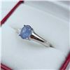 Image 2 : Sterling Silver Natural Tanzanite (0.60ct) Ring, Size 7, W/A $715.00. Tanzanite is the birthstone fo