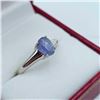 Image 3 : Sterling Silver Natural Tanzanite (0.60ct) Ring, Size 7, W/A $715.00. Tanzanite is the birthstone fo