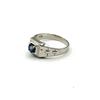 Image 1 : Sterling Silver Natural Iolite Ring, Size 7, Retail $300.00.