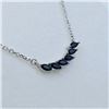 Image 3 : Sterling Silver Natural Blue Sapphire (1ct) Necklace, W/A $600.00. Sapphire is the birthstone for Se