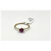 Image 2 : 10KT Yellow Gold Natural Enhanced Ruby (0.60ct) Ring, Size 6.25, W/A $705.00. Ruby is the birthstone