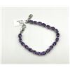 Image 3 : Sterling Silver Natural Amethyst (17ct) Bracelet, W/A $800.00. Amethyst is the birthstone for Februa
