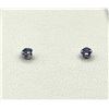 Image 1 : 10KT White Gold Natural Blue Sapphire (0.28ct) Earrings, W/A $480.00. Sapphire is the birthstone for