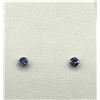 Image 4 : 10KT White Gold Natural Blue Sapphire (0.28ct) Earrings, W/A $480.00. Sapphire is the birthstone for