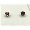 Image 1 : 10KT White Gold Natural Garnet (0.95ct) Earrings, W/A $440.00. Garnet is the birthstone for January.