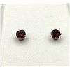 Image 5 : 10KT White Gold Natural Garnet (0.95ct) Earrings, W/A $440.00. Garnet is the birthstone for January.