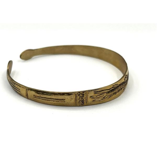 Vintage Raised Dragon Sedona Bangle Bracelet, Retail $200.00.