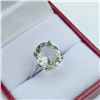 Image 2 : Sterling Silver Natural Green Amethyst (4ct) Ring, Size 7, W/A $605.00.