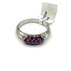 Image 1 : Sterling Silver Natural Rubies (0.50ct) Ring, Size 7, W/A $600.00. Ruby is the birthstone for July.