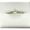 Image 1 : 10KT Yellow Gold Natural White Zircon (0.85ct) Ring, Size 6.5, W/A $730.00.