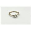 Image 2 : 10KT Yellow Gold Natural White Zircon (0.85ct) Ring, Size 6.5, W/A $730.00.