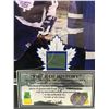 Image 3 : WENDEL CLARK #17 - COLLECTOR FRAMED PICTURE WITH MAPLE LEAF GARDENS GAME USED SEAT PIECE: issued by: