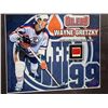 Image 2 : WAYNE GRETZKY #99 - COLLECTOR FRAMED PICTURE WITH GAME USED STICK PIECE: issued by: GREATS OF THE GA