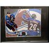 Image 2 : NATHAN MCKINNON #29 - COLLECTOR FRAMED PICTURE WITH GAME USED STICK PIECE: issued by: GREATS OF THE 