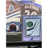 Image 3 : NATHAN MCKINNON #29 - COLLECTOR FRAMED PICTURE WITH GAME USED STICK PIECE: issued by: GREATS OF THE 