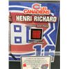 Image 3 : HENRI RICHARD #16 - COLLECTOR FRAMED PICTURE WITH AUTHENTIC FORUM SEAT PIECE: issued by: GREATS OF T