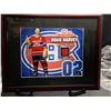 Image 1 : DOUG HARVEY #2 - COLLECTOR FRAMED PICTURE WITH FORUM SEAT PIECE: issued by: GREATS OF THE GAME, ITEM