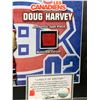Image 3 : DOUG HARVEY #2 - COLLECTOR FRAMED PICTURE WITH FORUM SEAT PIECE: issued by: GREATS OF THE GAME, ITEM