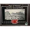 Image 2 : PIECE OF HISTORY FRAMED PHOTO OF MONTREAL FORUM WITH AUTHENTIC SEAT PIECE WITH CERTIFICATE OF AUTHEN
