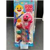 Image 5 : Pop Ups! Baby Shark Lollipop Holder | Collectable Baby Shark Toy Lollipop Case Lot of 6