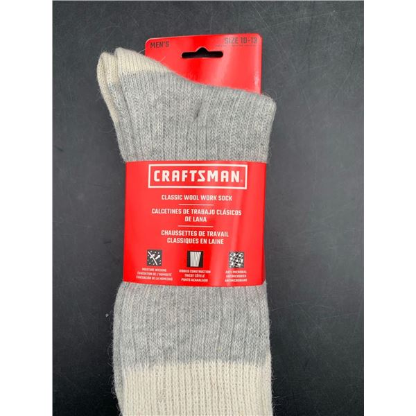 Craftsman classic wool work sock x 3