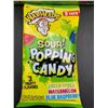 Image 2 : War-heads Sour Popping Candy 3 Fruity Flavors Green Apple Watermelon and Blue Raspberry Candy Variet