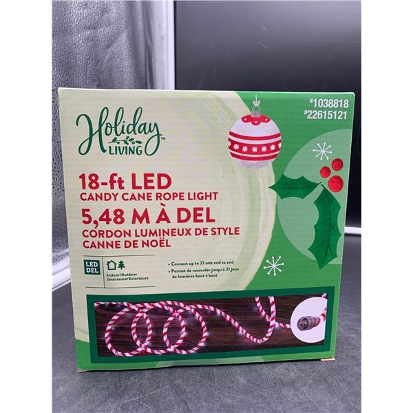 Holiday Living LED Candy Cane Rope Lights - 18ft ​​​​​[