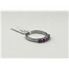 Image 2 : Sterling Silver Natural Ruby (1ct) Ring, Size 7, W/A $500.00. Ruby is the birthstone for July.