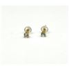 Image 5 : 14KT Yellow Gold Natural White Zircon (0.50ct) Earring, W/A $460.00.