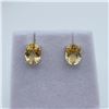 Image 1 : Sterling Silver Natural Citrine (3ct) Earrings, W/A $575.00. Citrine is the birthstone for November.