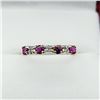 Image 1 : 10KT Yellow and White Gold Natural Ruby (0.40ct) with Daimonds (0.03ct) Ring, Size 6, W/A $1100.00. 