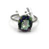 Image 1 : Sterling Silver Natural Mystic Quartz (5ct) Ring, Size 8, W/A $370.00.