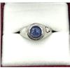 Image 1 : Sterling Silver Natural Tanzanite (0.80ct) Ring, Size 7, W/A $575.00. Tanzanite is the birthstone fo