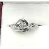 Image 1 : Sterling Silver Natural Diamond (0.11ct) Ring, Size 8, W/A $660.00. Diamond is the birththone for Ap