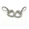 Image 3 : Fashion Jewellery CZ Heart Shape Earrings, Retail $300.00.