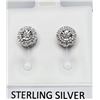 Image 2 : Sterling Silver Natural Diamond (0.11ct) Earrings, W/A $700.00. Diamond is the birthstone for April.