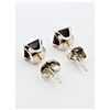 Image 2 : 14KT Yellow Gold Natural Garnet (1.44ct) Stud Earrings, W/A $425.00. Garnet is the birthstone for Ja