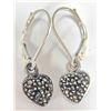 Image 1 : Silver Marccasite Earrings, Suggested Retail Value $120
