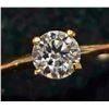 Image 1 : 10K Yellow Gold 1.15G Moissanite 0.5Ct Ring, Made in Canada, Suggested Retail Value $700