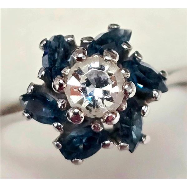 Silver Cubic Zirconia Ring, Suggested Retail Value $20