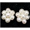Image 1 : Silver Pearl Stud Earrings, Suggested Retail Value $80