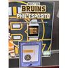 Image 3 : PHIL ESPOSITO BRUINS #7 - COLLECTOR FRAMED PICTURE WITH AUTHENTIC GAME USED STICK PIECE: issued by: 