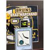 Image 3 : BRAD MARCHAND #63 - COLLECTOR FRAMED PICTURE WITH AUTHENTIC GAME USED STICK PIECE: issued by: GREATS