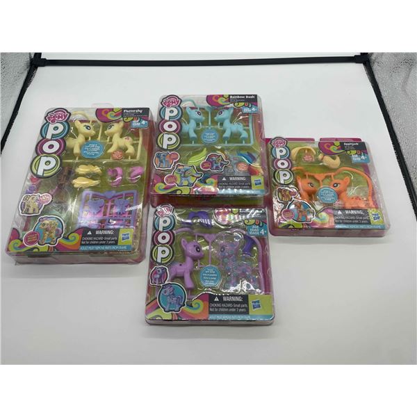 My Little Pony POP Fluttershy Cottage Decorator Kit & Rainbow Dash Style Kit & Amethust Star Starter
