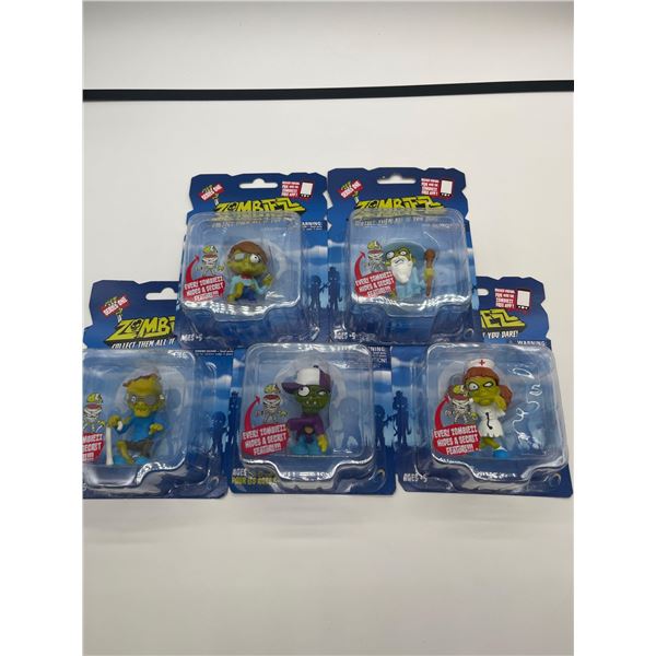 Zombiezz Series One 2.5"  Figures Set of 5