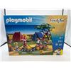 Image 1 : Playmobil Family Fun Camp Site With Fire #9153 61pcs