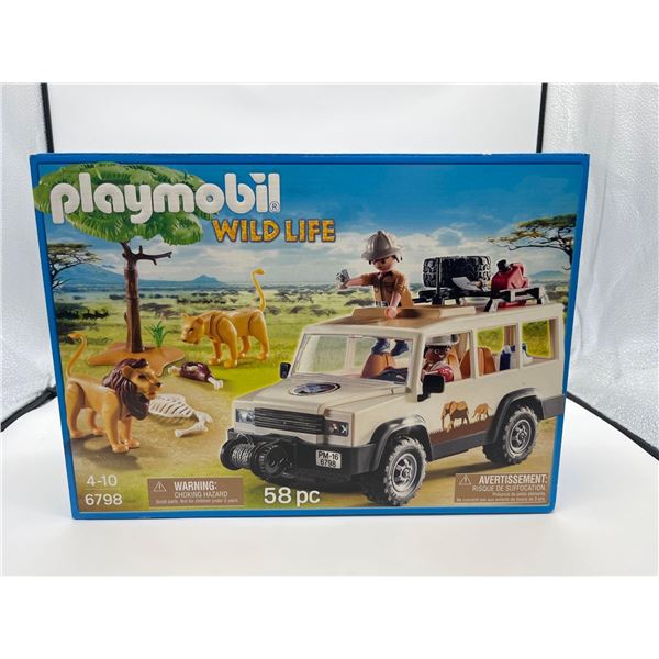 Playmobil Wild Life Safari Truck With Lions #6798 58pcs