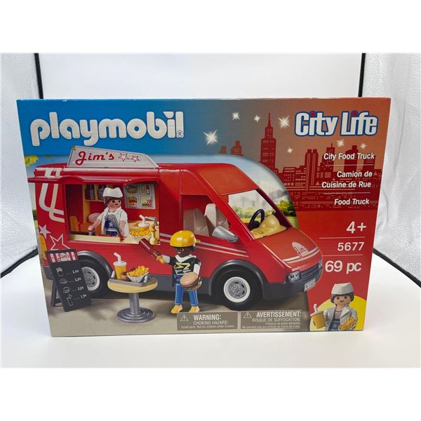 Playmobil City Life Jim's City Food Truck #5677  69pcs